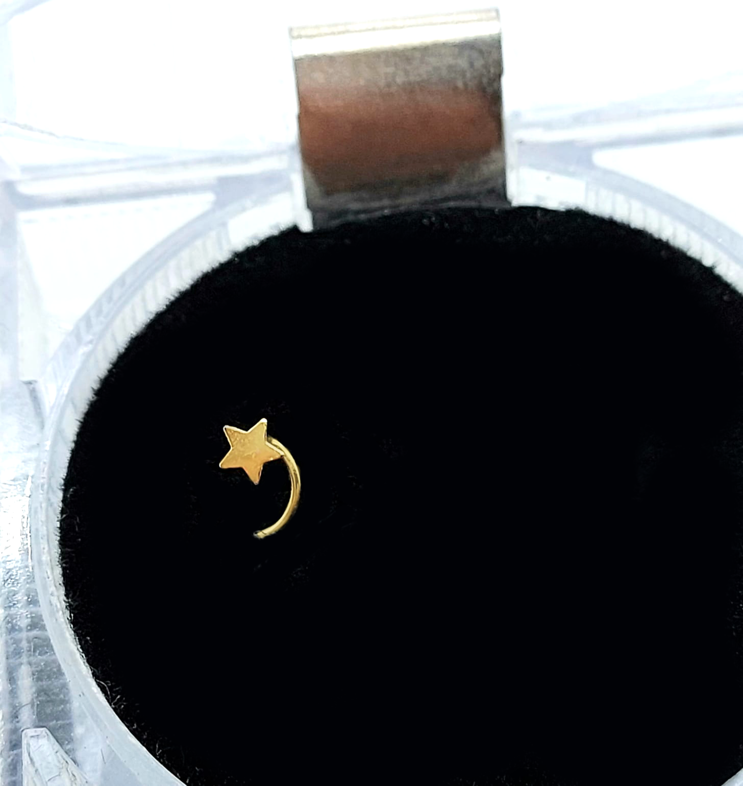 Gold Nose Hoop